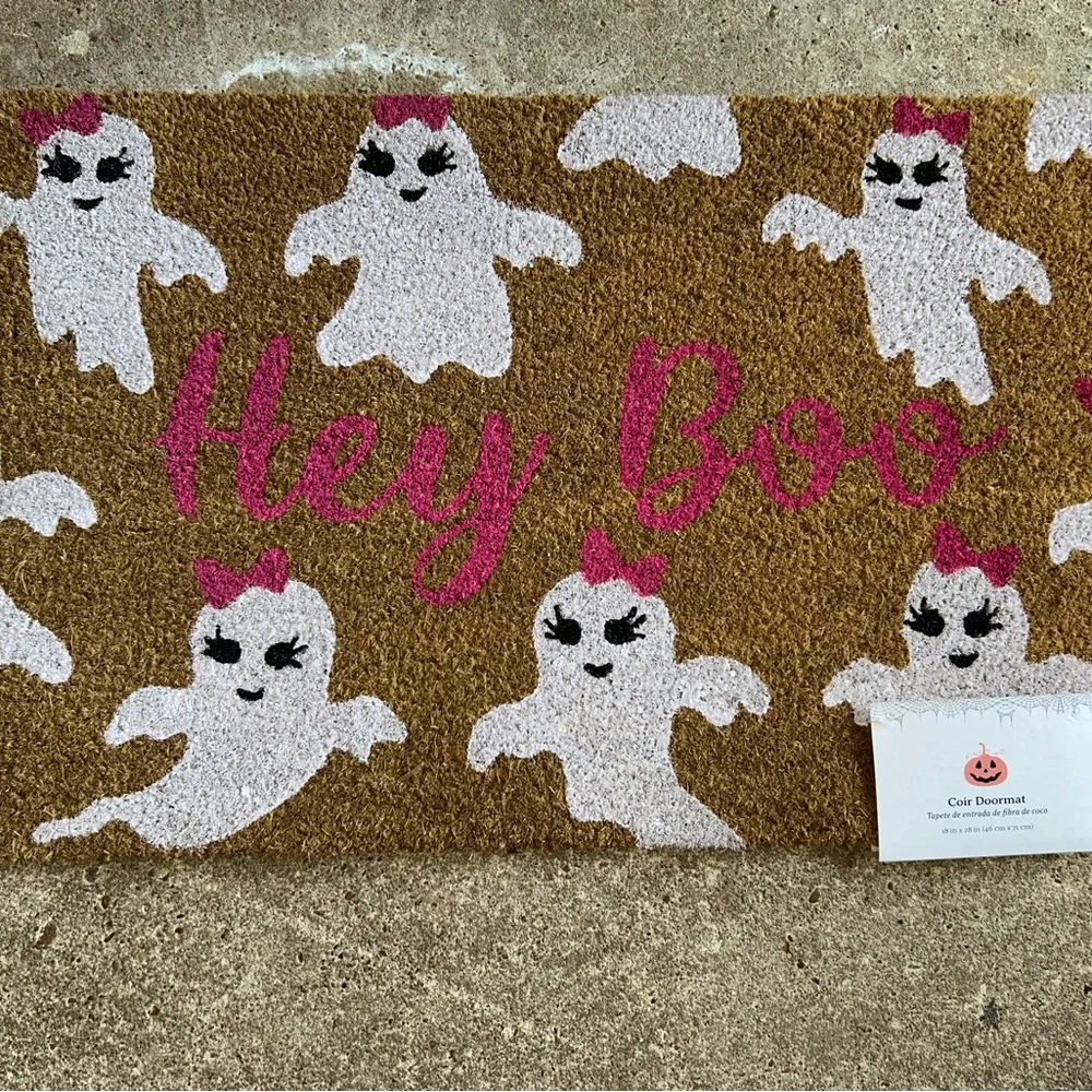 Ghost Halloween Doormat
